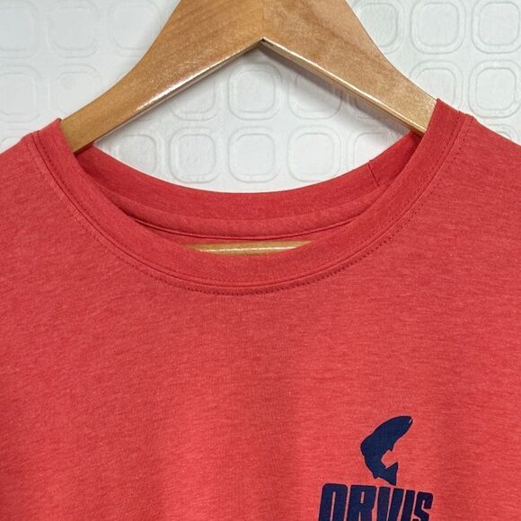 Orvis drirelease Long Sleeve Logo Shirt Size XL Color Coral - Picture 5 of 11